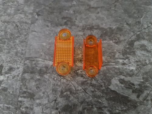 Kugeldurchlauf doppelt 1 3/4"(44,5mm), transparent orange